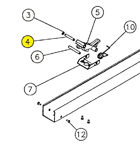 Sargent 80 Series Rail Parts Diagram