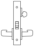 Sargent 8237 Mortise Lock Profile