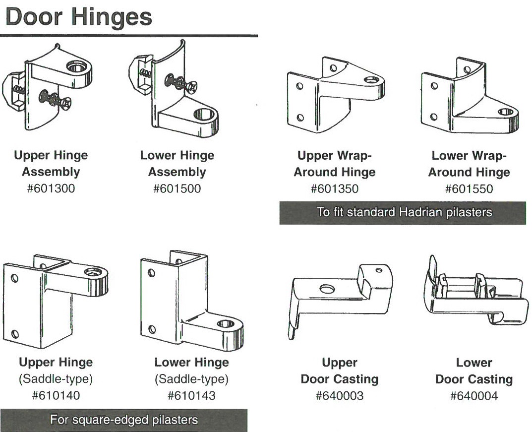 Hadrian Door Hinges