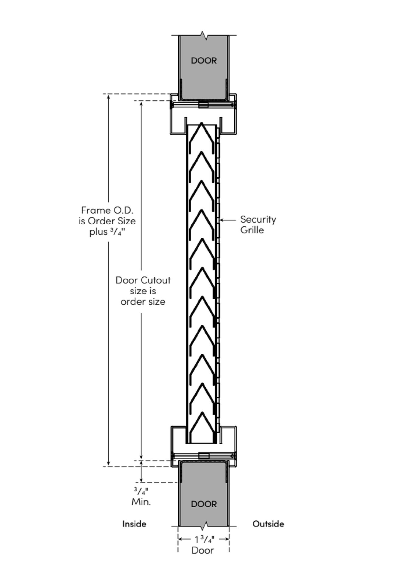 Rockwood LV-WS Line Drawing