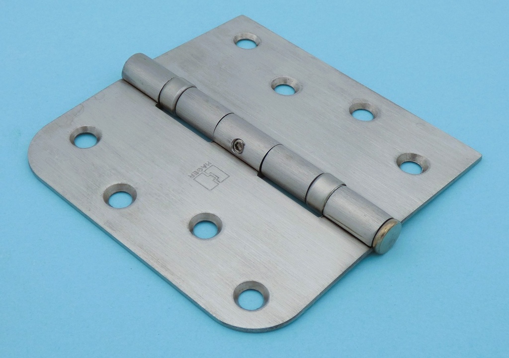 Hager BB1543 NRP Square Hinge x 5/8in Radius Hinge 4 x 4 