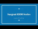 Sargent 65G05 KL Office Lever Lockset