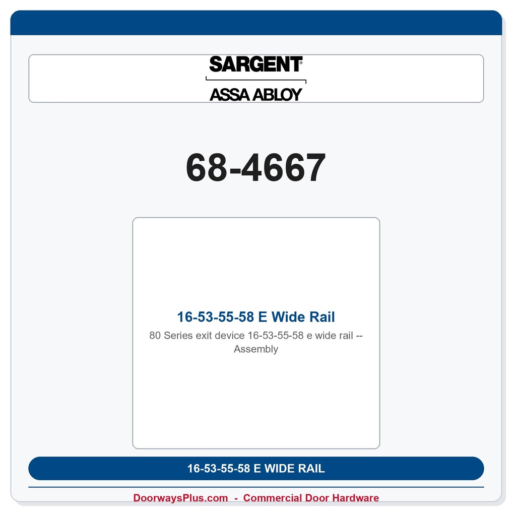 Sargent 68-4667 previous card