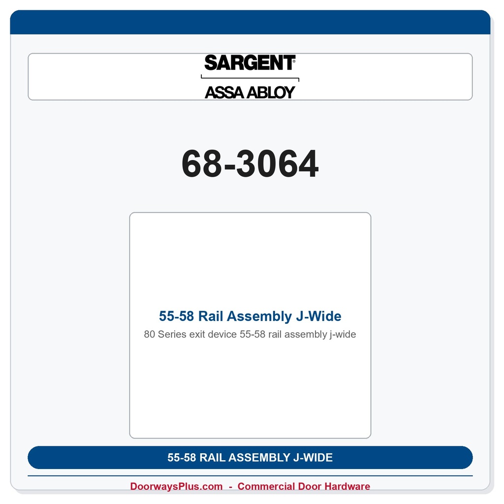 Sargent 68-3064 previous card