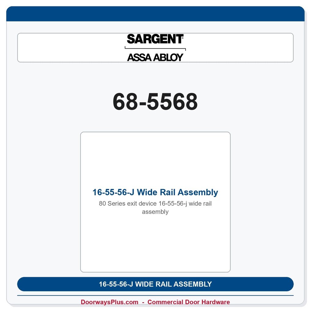Sargent 68-5568 previous card