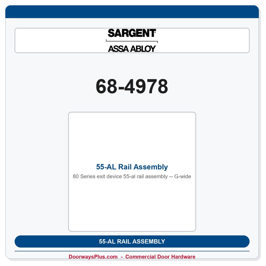 Sargent 68-4978 previous card