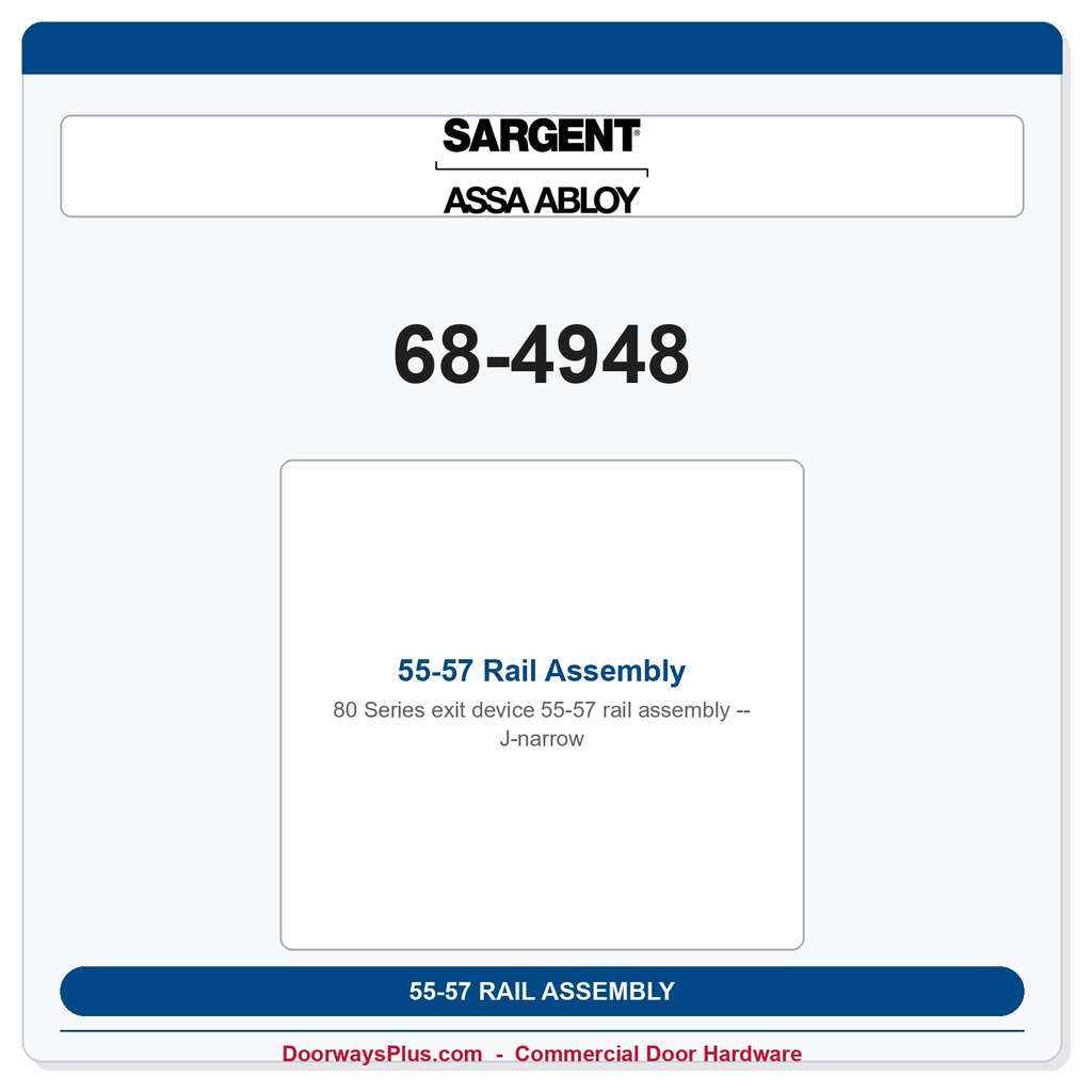 Sargent 68-4948 previous card