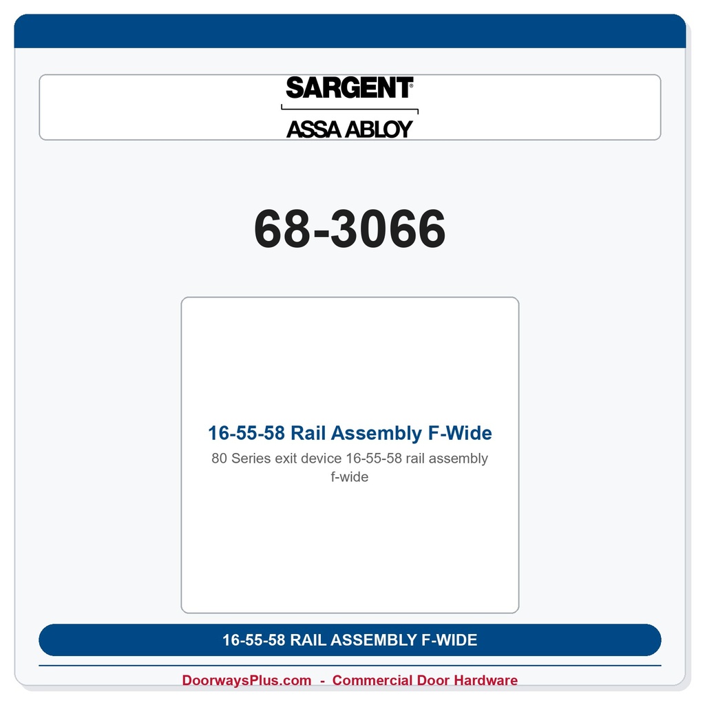 Sargent 68-3066 previous card