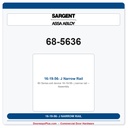 Sargent 68-5636 previous card