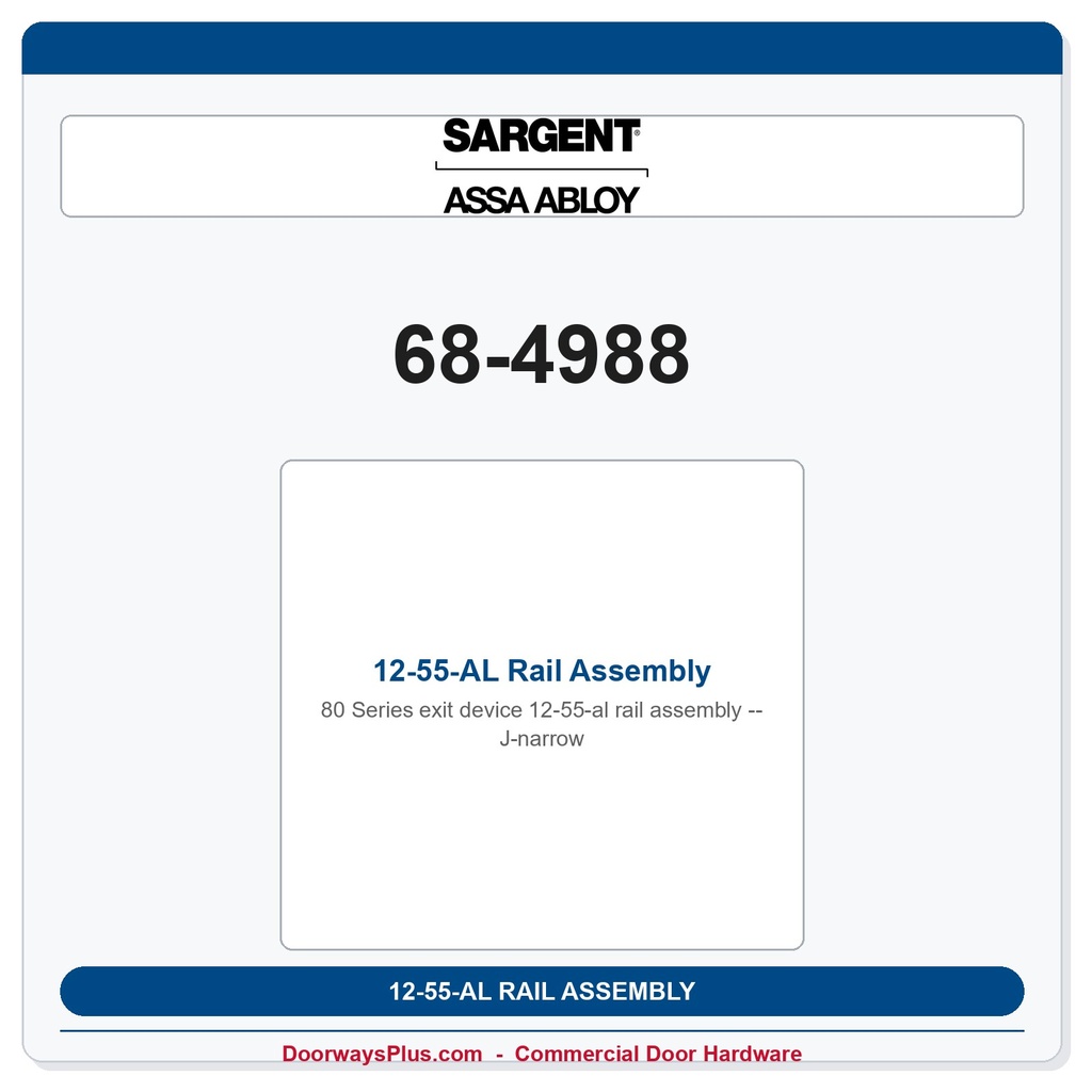 Sargent 68-4988 previous card