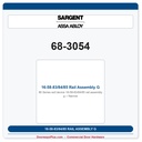 Sargent 68-3054 previous card