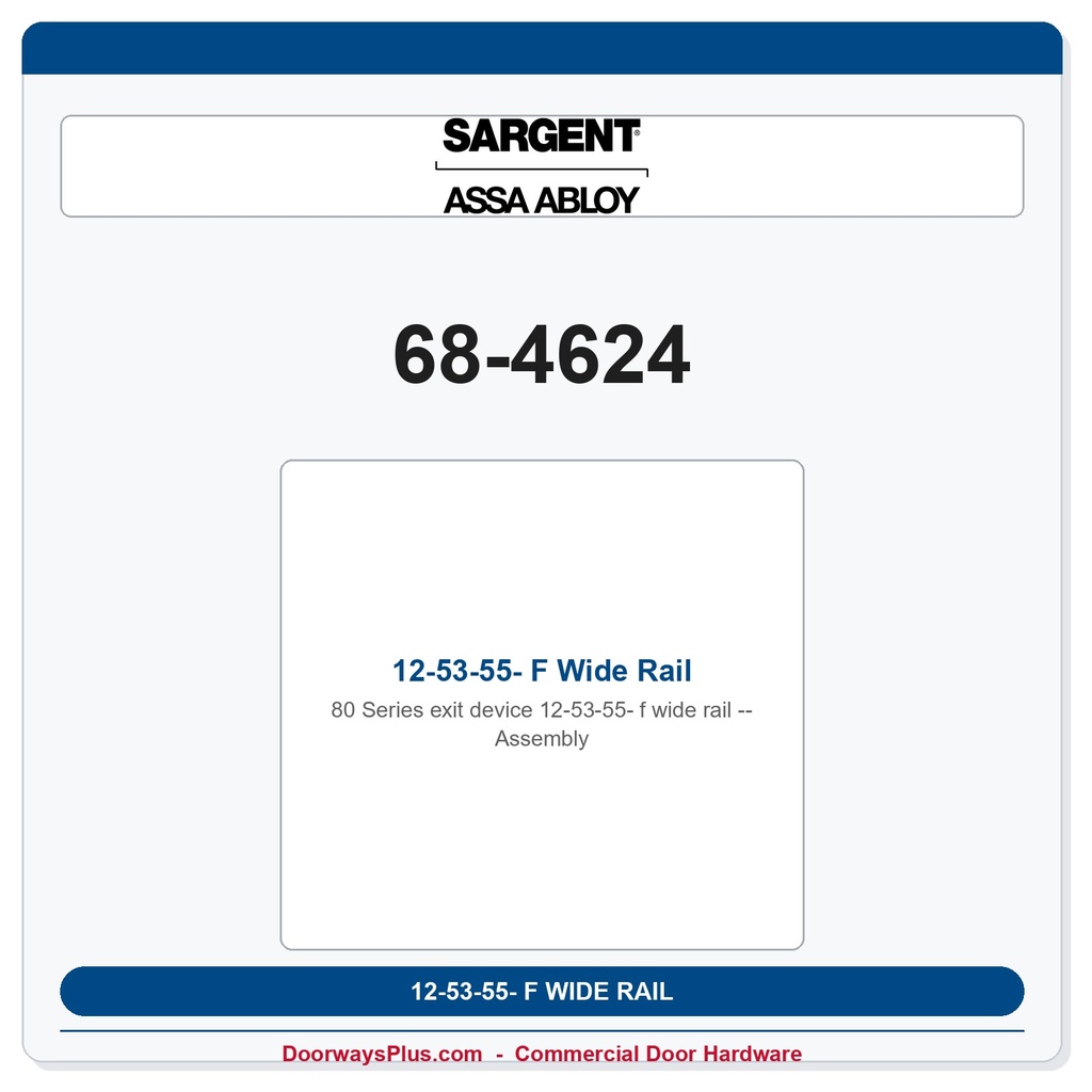 Sargent 68-4624 previous card