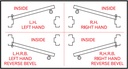 DormaKaba LR1021B-626 Mechanical Push Button Lock