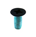 Hager 1-800-7725 Hinge Screws, Machine 12-24 x 1/2" FPHM L1 Black