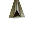 Rockwood BFRC24 Vertical Rod Cover, US32D Stainless Steel