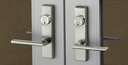Sargent 700106-ETL-26D-84" Vertical Rod Multi Point Lock, ET Control, L Lever, Blank Plate x Key Operates ET, Satin Chrome