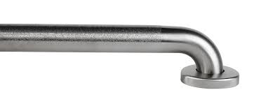 Bobrick B-6806.99 Peened Stainless Steel Grab Bar - 1-1/2" Diameter 