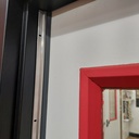 Hager 892SAN Neoprene Weatherstrip in Aluminum Finish