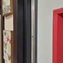 Hager 892SAN Neoprene Weatherstrip in Aluminum Finish