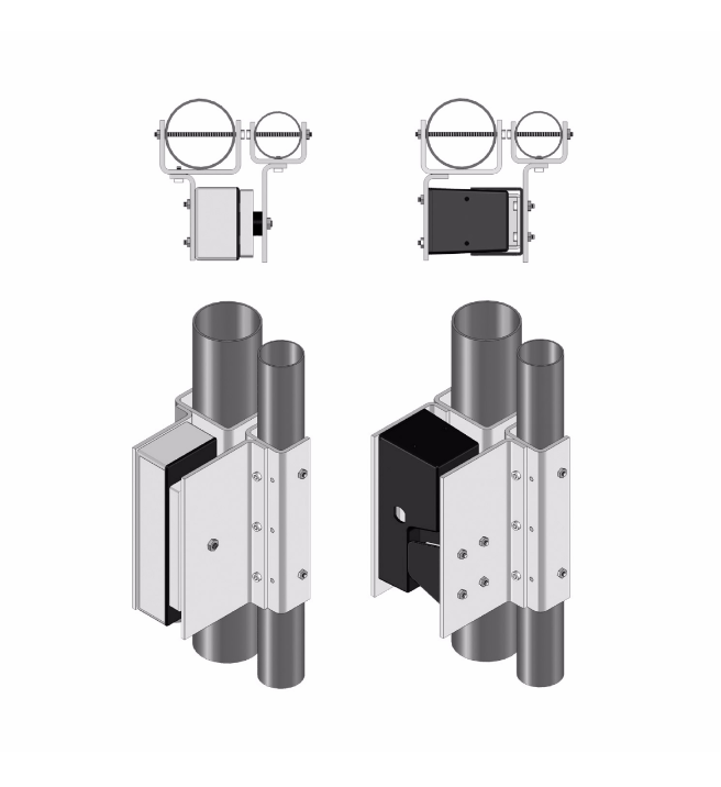 Securitron Flex Mount Kit for Gates, FMK