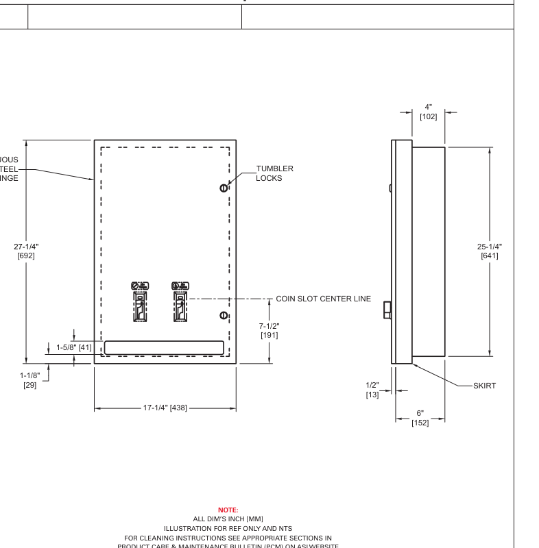 ASI 10-0468-2-F Line Drawing