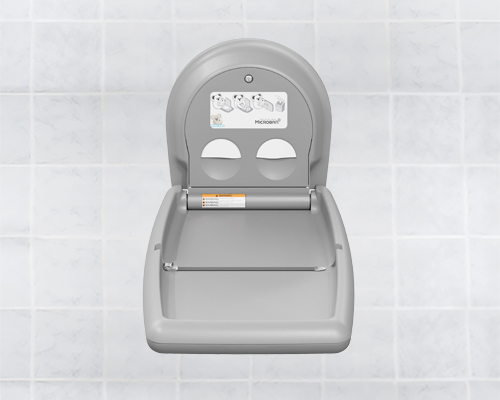 Koala Kare Baby Changing Station - Horizontal, KB300-01 Grey