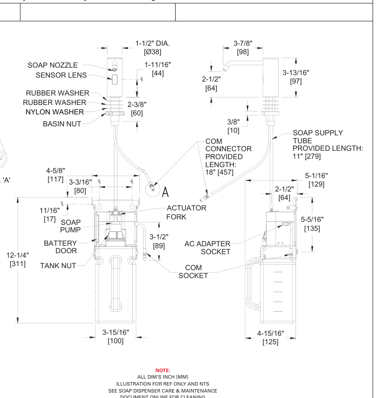 ASI 10-0334-B Line Drawing