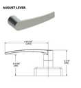 Hager Exit Trim, Classroom 45CE - Cylinder Escutcheon