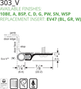 Pemko 303BSPV Line Drawing