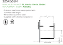 Pemko 325XGSSWSPN Line Drawing