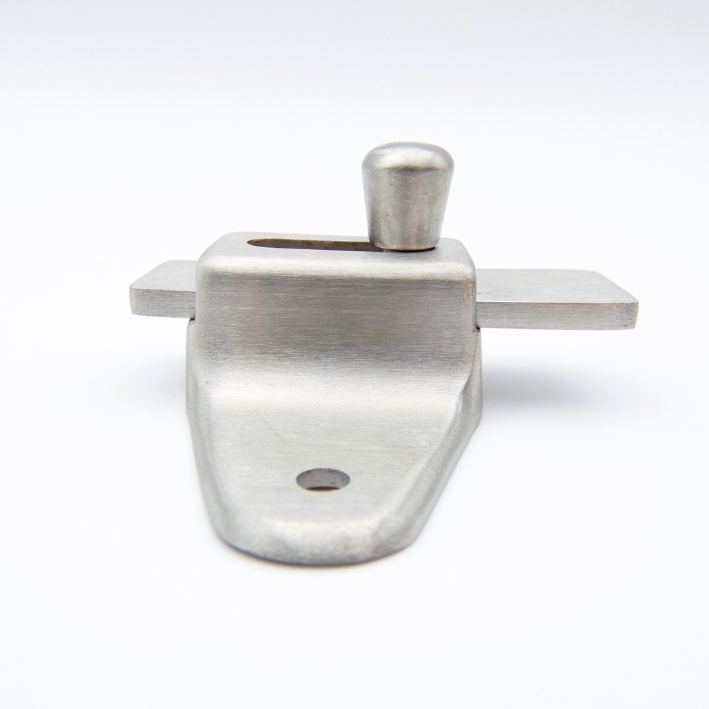 Slide Latch - 3-1/2 in Center to Center - Stainless Steel