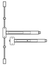 Sargent 68-2282 Thrubolt for Sargent 8700 Series Exit Device