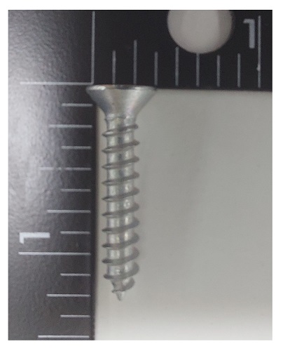 Hager 1-810-5696 Hinge Screw, Wood 12 x 1 1/4 FPHW US2C