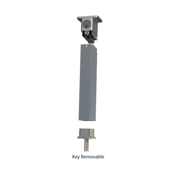 PDQ 9300 Keyed Removable Mullion original