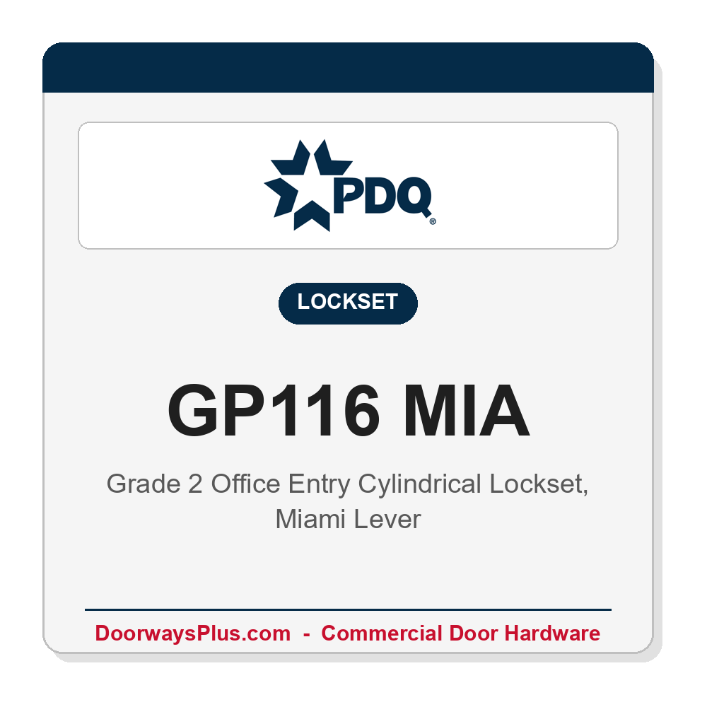 PDQ GP116 MIA original