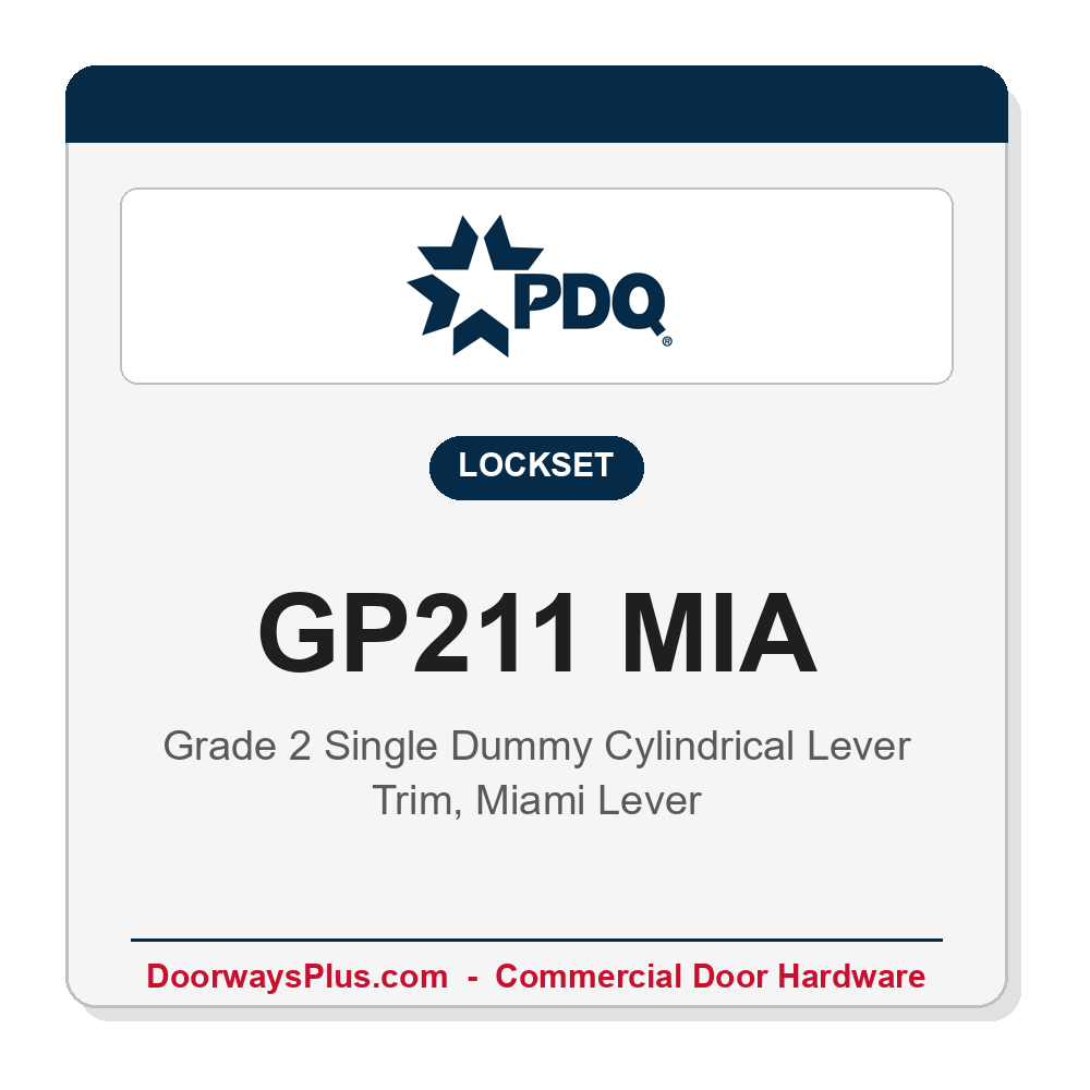 PDQ GP211 MIA Single Dummy original