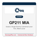 PDQ GP211 MIA Single Dummy original