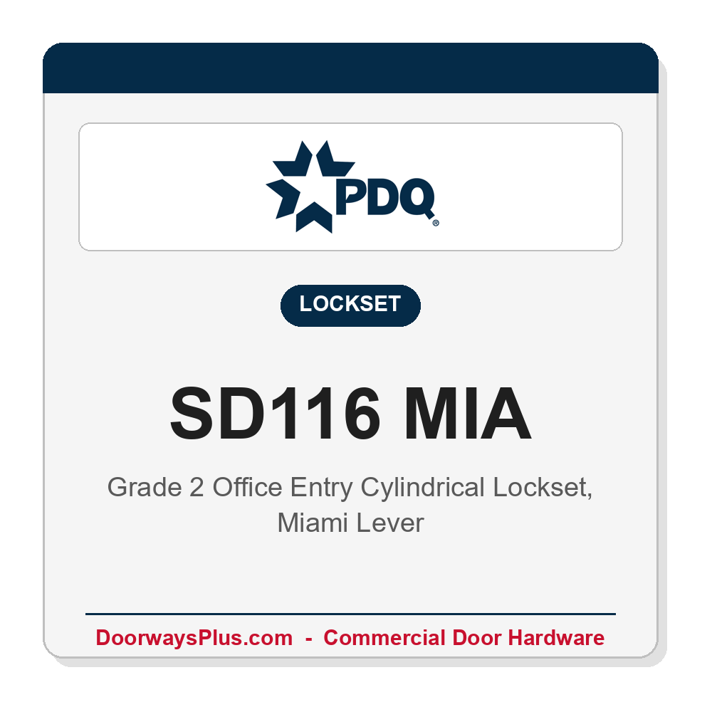PDQ SD116 MIA original