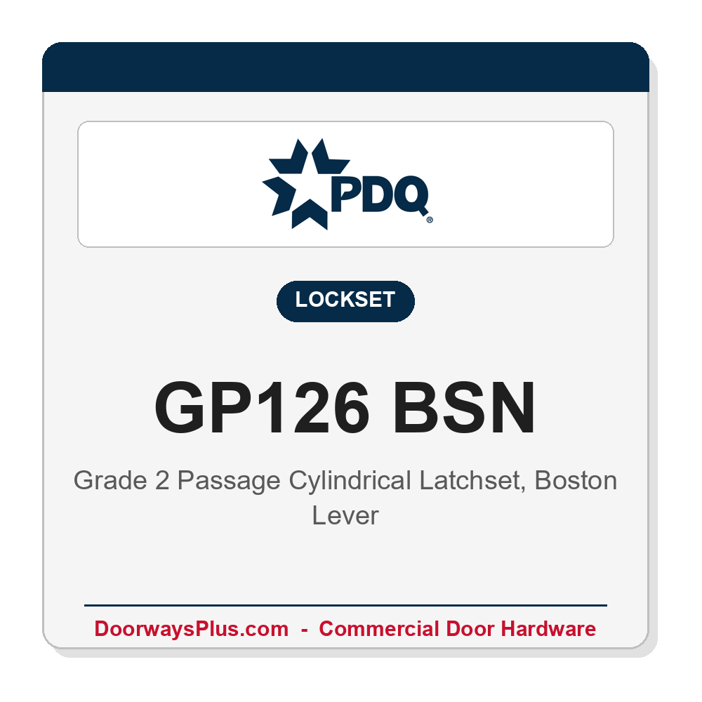 PDQ GP126 BSN original