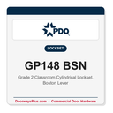 PDQ GP148 BSN Classroom Lockset original