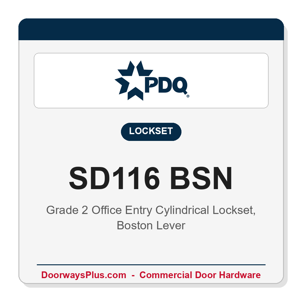 PDQ SD116 BSN original