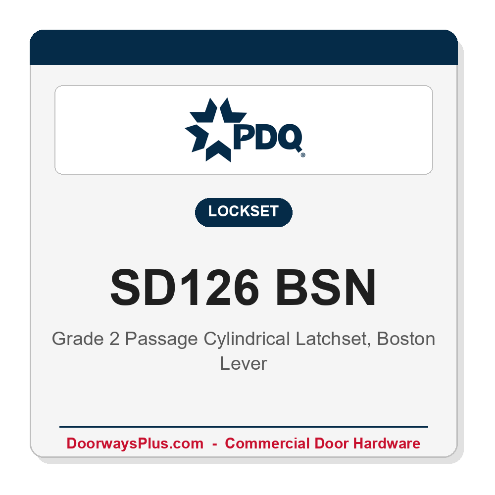 PDQ SD126 BSN original