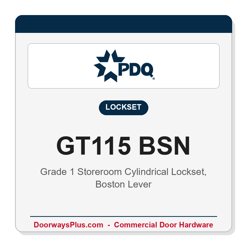 PDQ GT115 BSN original