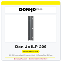 Don-Jo ILP-206 Inswing Latch Protector – 6-Inch, 14-Gauge Steel, 2-Piece
