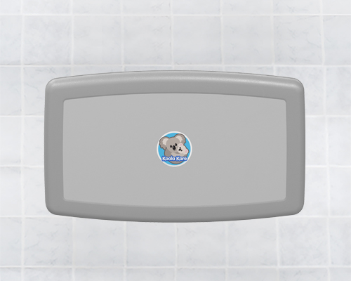 Koala Kare Baby Changing Station - Horizontal, KB300-01 Grey