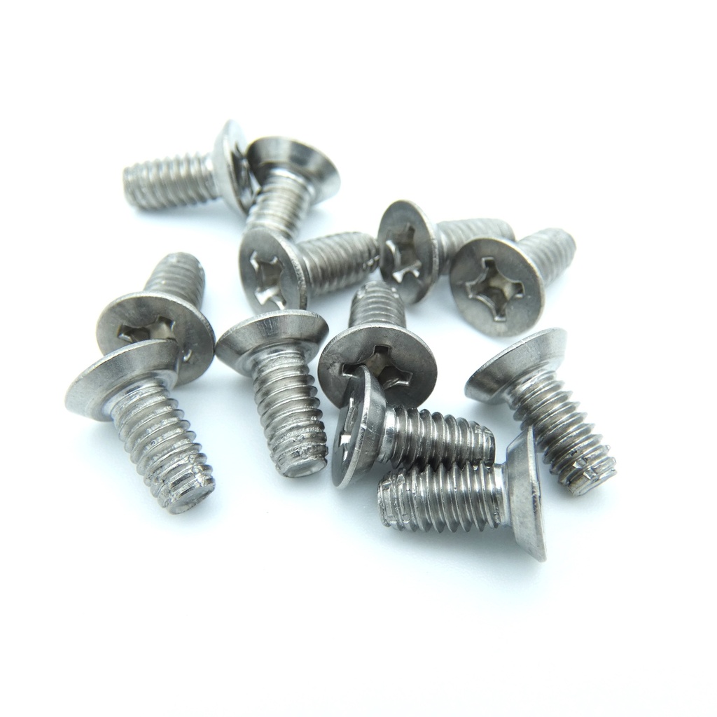 Hager 1-803-2499 Stainless Steel Hinge Machine Screw 12-24 x 1/2" FPHM US32D | Pkg of 12 or 100