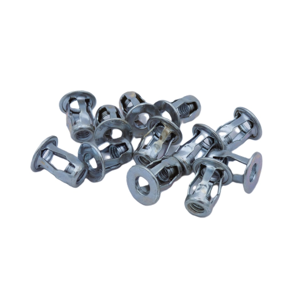 Hager 265 Molly Jack Nut 1/4-20 Thread US2C Zinc Finish Package of 12 