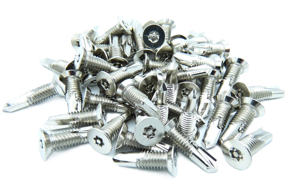 GKL HSP-MSC #12 TORX Self-Tapping Machine Screws Nickel Plated 50-Pack – Commercial Door Hardware Retrofit