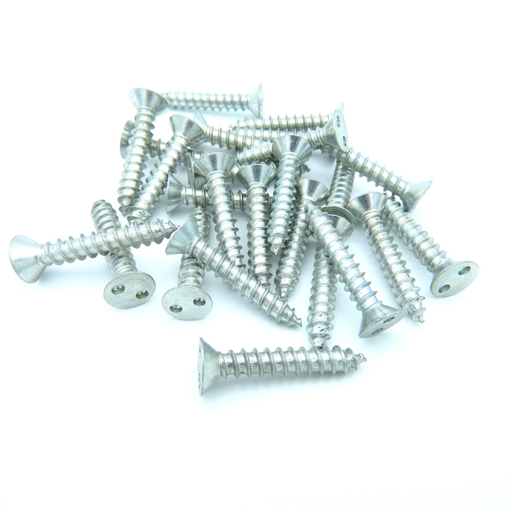 Hager 1-360-9846 Spanner Head Wood Screws #12 x 1 1/4 inch Flat Head US2C-pkg24