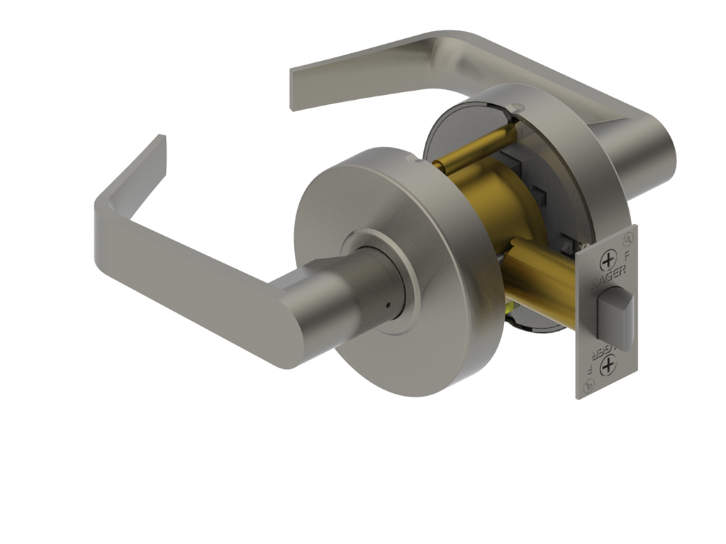 Hager 2510 WTN Grade 2 Passage Lever Latchset | ANSI F75 | ADA | Fire Rated